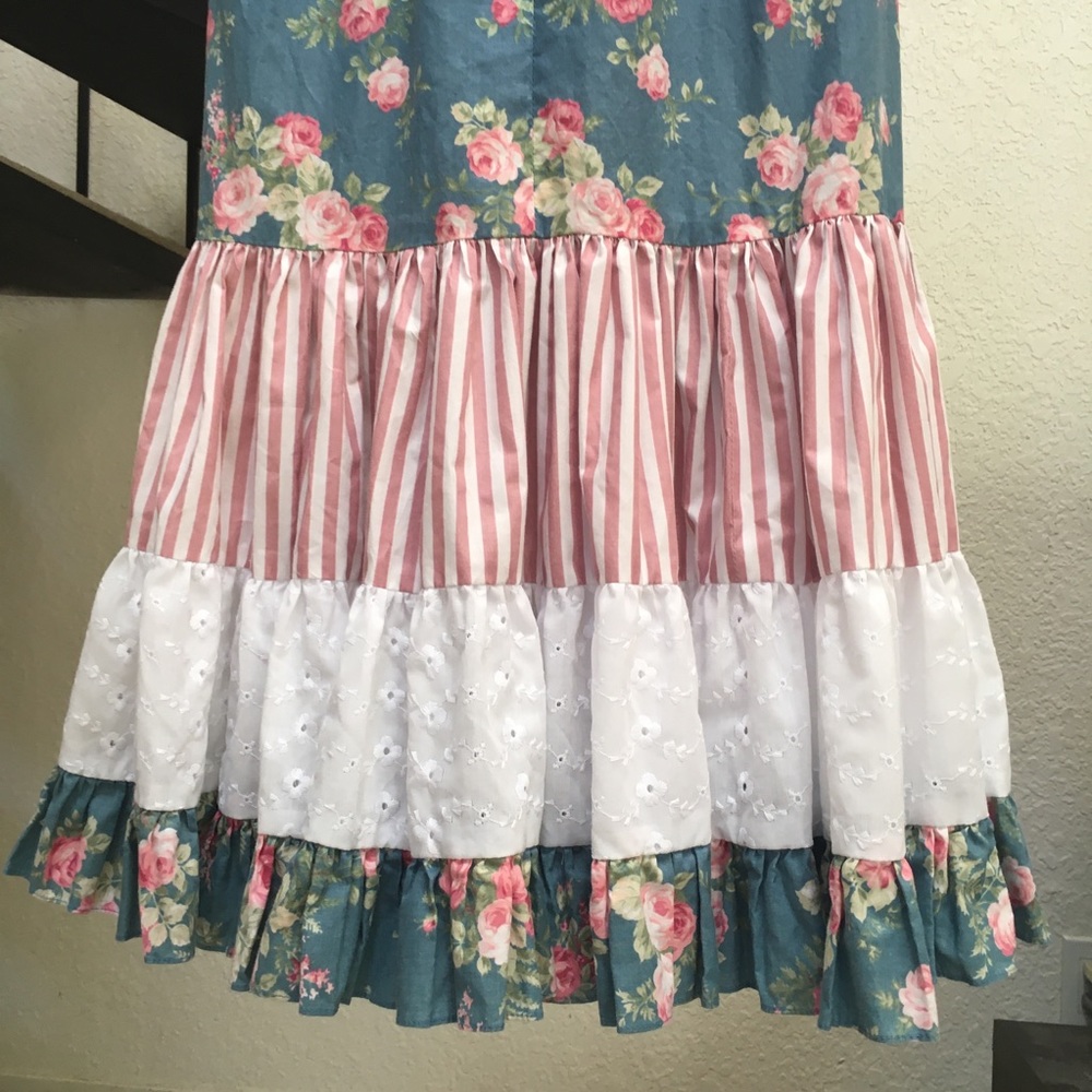 Princess Kaiulani Vintage Prairie Dress 1970s 70s - Picture 9 of 16
